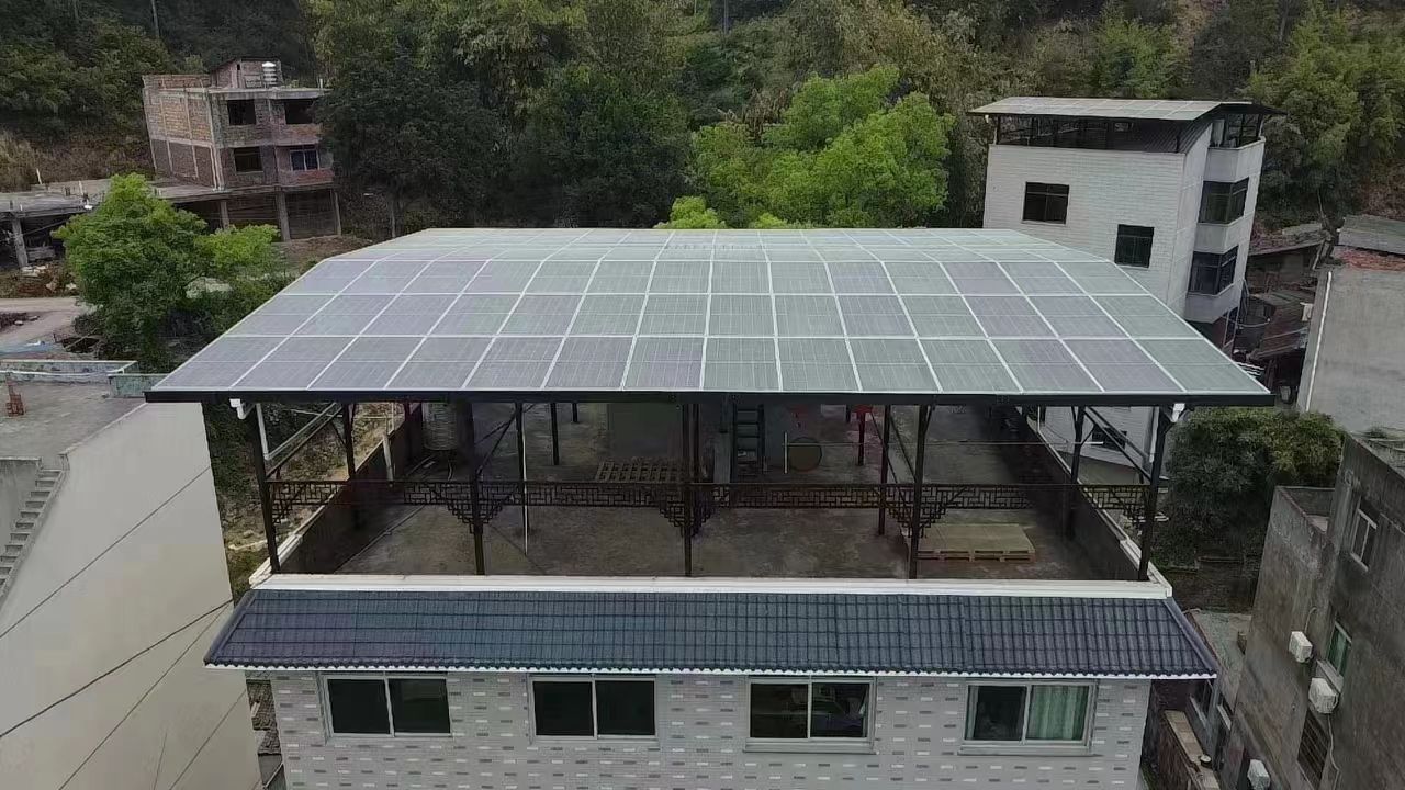 响水15kw+10kwh自建别墅家庭光伏储能系统